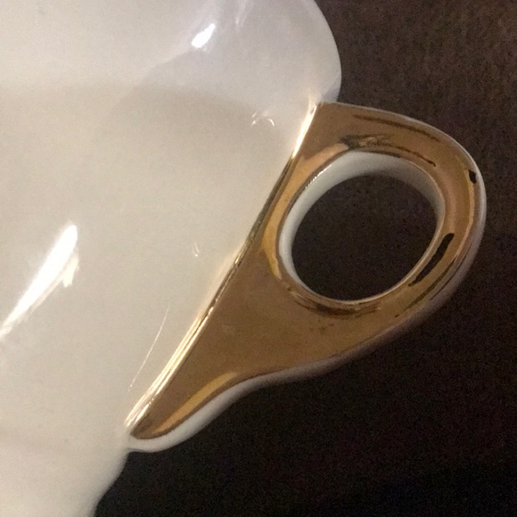 Anthropologie monogrammed K gold trim mug - Picture 5 of 6